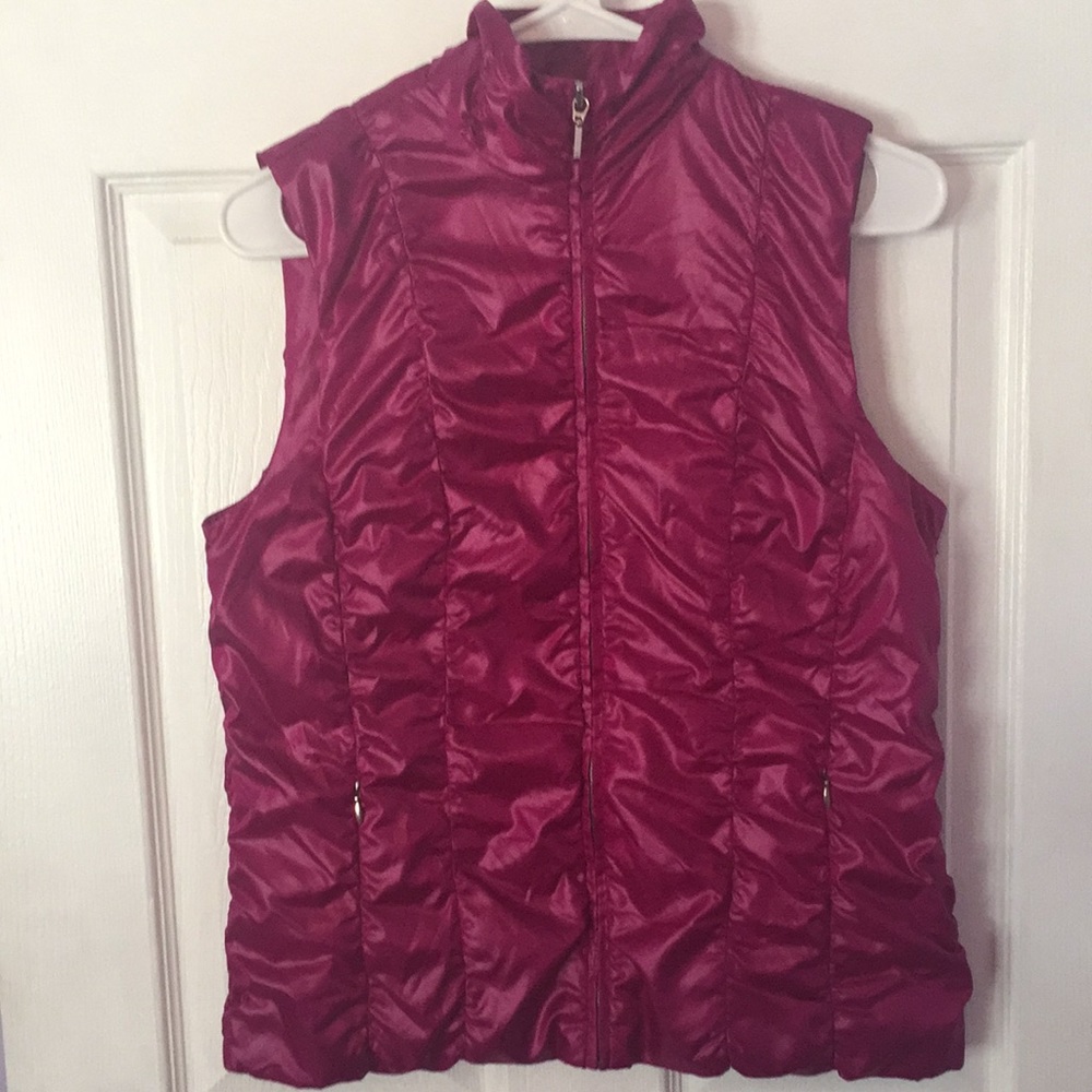 Zenergy by Chico's Outerwear Vest - Full Zip - Pink - Size 0